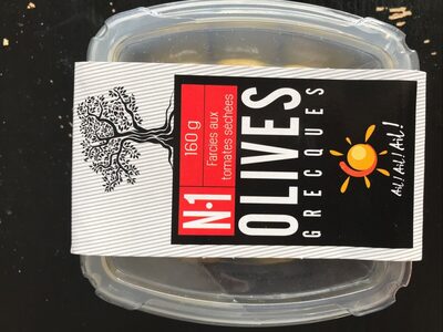 Olives Grecques farcies aux tomates séchées