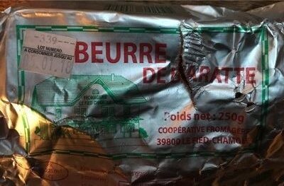 Beurre de Baratte front packaging