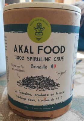 Akal Food 100% Spiruline Crue front packaging