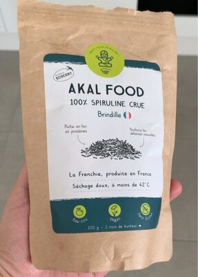 Spiruline crue front packaging