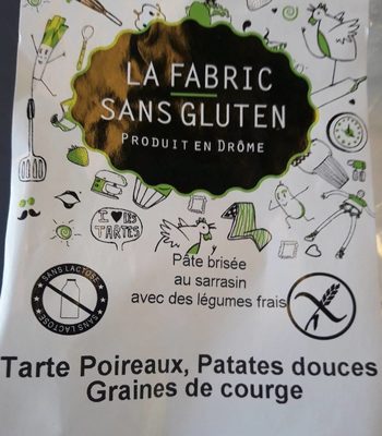 Tarte poireaux patates douces graines de courge front packaging