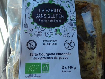 Tarte courgette citronnée front packaging