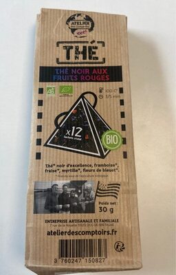 Thé noir aux fruits rouges