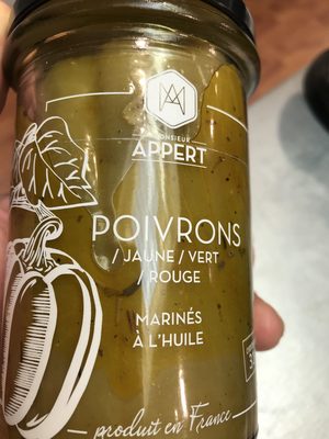 Poivrons marinés à l’huile
