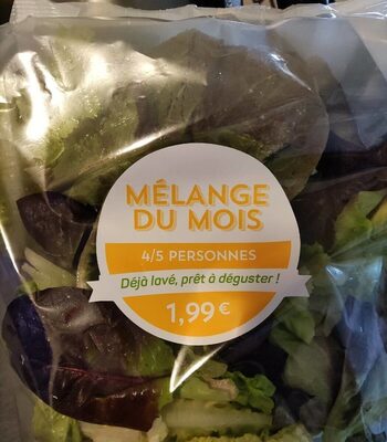 Mélange de salades prêt à l'emploi