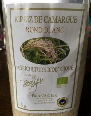 IGP Riz de Camargue Rond Blanc front packaging