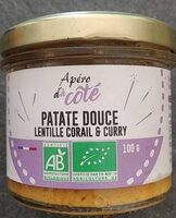Patate Douce lentilles corail et curry