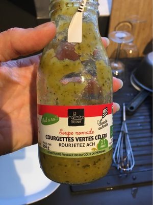 Soupe nomade courgettes vertes celeri front packaging