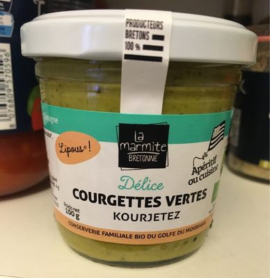 Delice de courgettes vertes front packaging