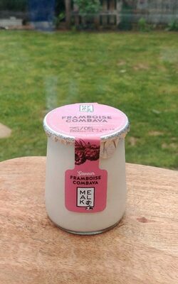 Yaourt Mealk - Saveur Framboise Combava front packaging