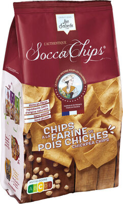 Biscuit salé et chips front packaging