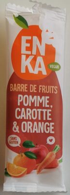 Barre de fruits pomme, carotte & orange