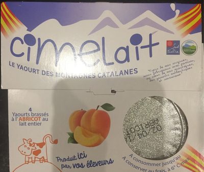 Yaourts brassés à l'abricot