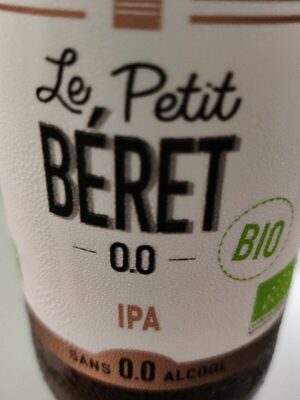 Le Petit Béret IPA sans alcool front packaging