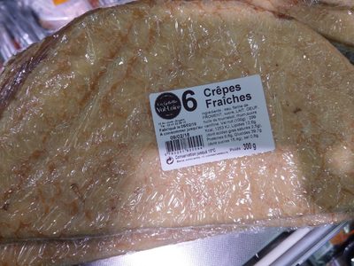 6 Crêpes Fraîches front packaging