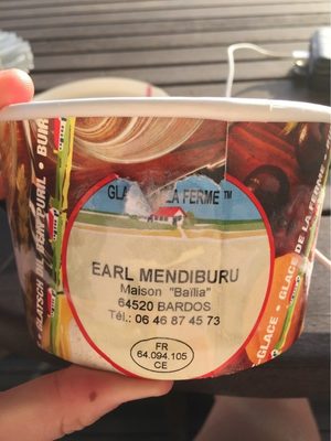 Sorbet au cassis front packaging