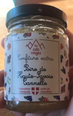 Confiture extra Poire de Haute-Savoie cannelle