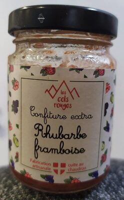 Confiture extra rhubarbe framboise