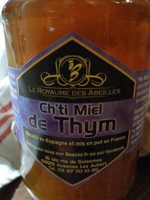 Ch'ti miel de thym