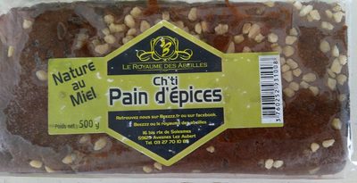 Ch'ti pain d'épices nature au miel
