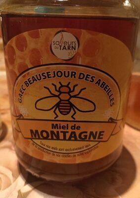 Miel de Montagne front packaging