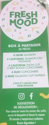 Box à partager 26 pièces