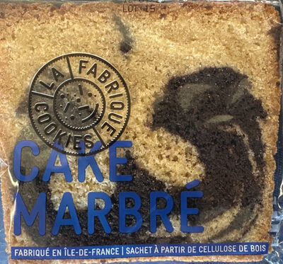 Cake marbré front packaging