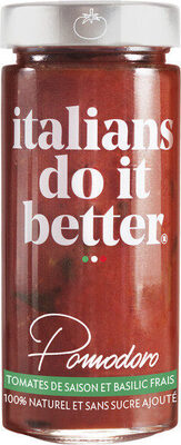 Italiens do better front packaging
