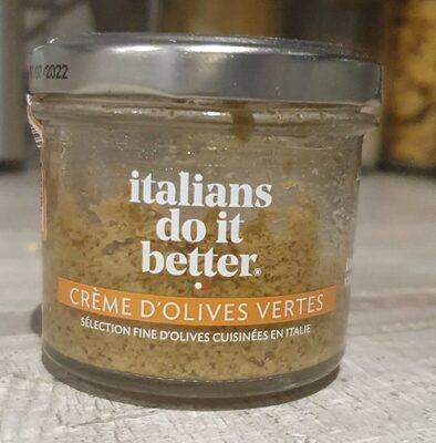 Crème d'olives vertes