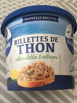 Rillettes de thon front packaging