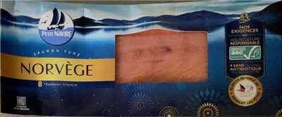 Saumon fumé front packaging