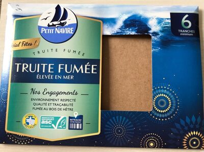 TRUITE FUMÉE SPÉCIAL FÊTES front packaging