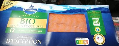 Saumon fumé des îles écossaises front packaging