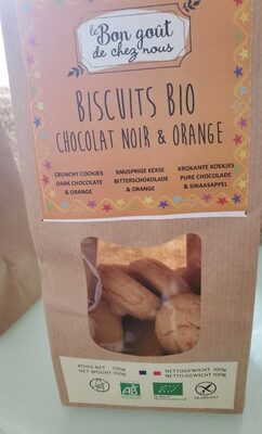 Biscuit Bio Chocolat Noir & Orange