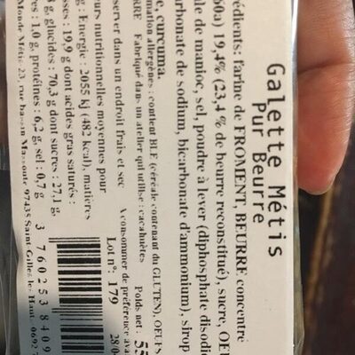 Galettes métissées