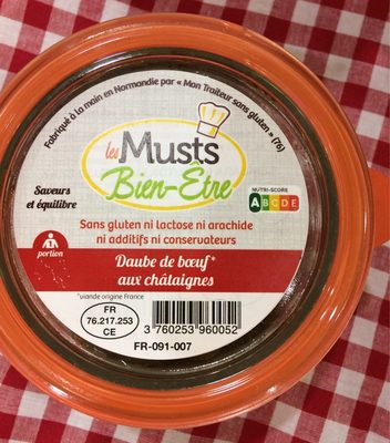 Daube de boeuf aux chataignes