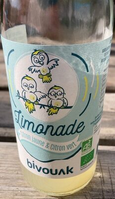 Limonade citron citron vert front packaging