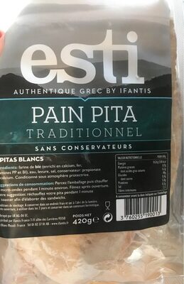Pain pita traditionnel