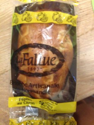 Brioche aux pepites de citron front packaging