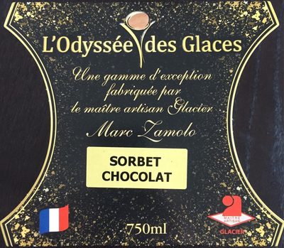 Sorbet chocolat front packaging