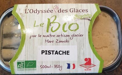 Glace pistache front packaging