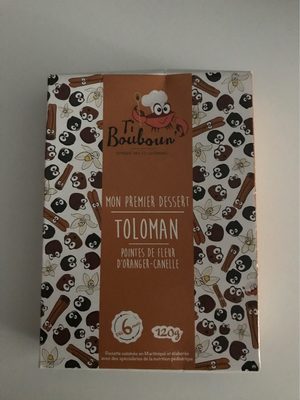 Mon 1 er dessert Toloman pointes de fleur d’oranger-Canelle front packaging