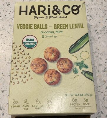Veggie Balls - green lentil