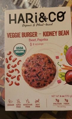 Veggie Burger kidney bean
