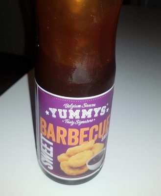 Barbecue sauce front packaging