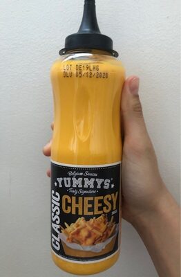 Cheesy sauce front packaging