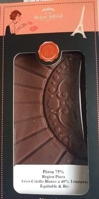 De la fève à la tablette Pérou 75%