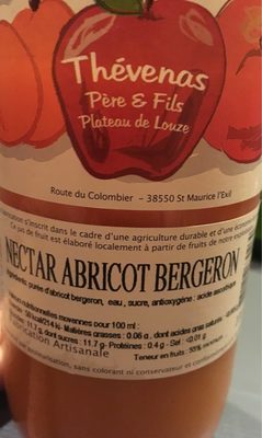 Nectar abricot bergeron