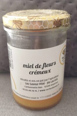 Miel de fleurs crémeux front packaging