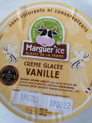 Crème glacée vanille